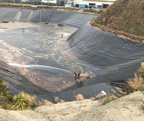辉南废水池清理